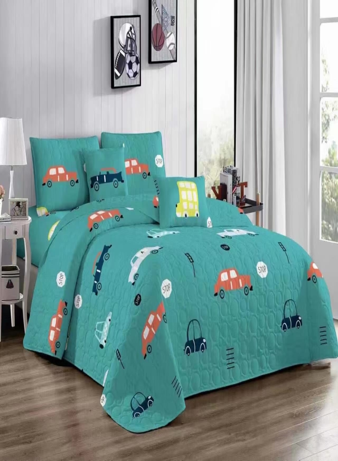 Cobertor Quilt De Verano Reversibles 1.5 Plaza-0