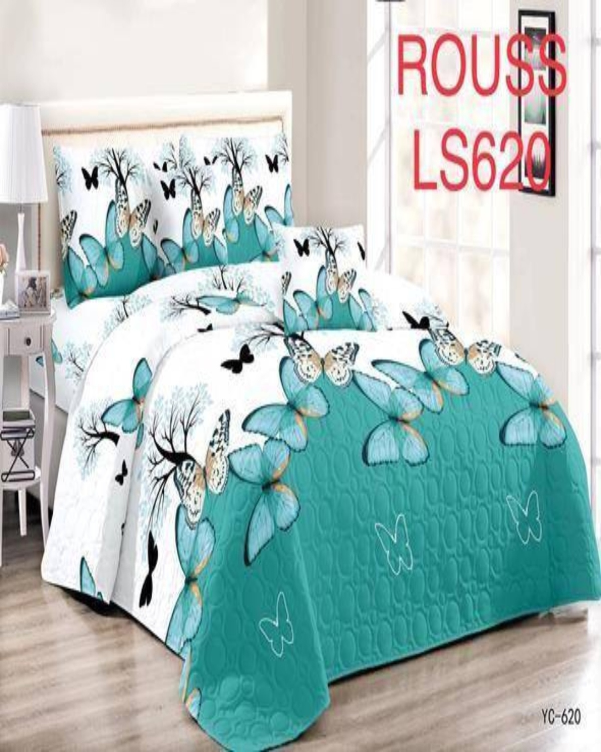 Cobertor Quilt De Verano Reversibles 1.5 Plaza-0