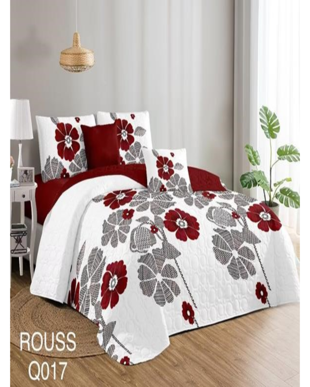 Cubrecama Quilt 2 Plaza Reversibles-1