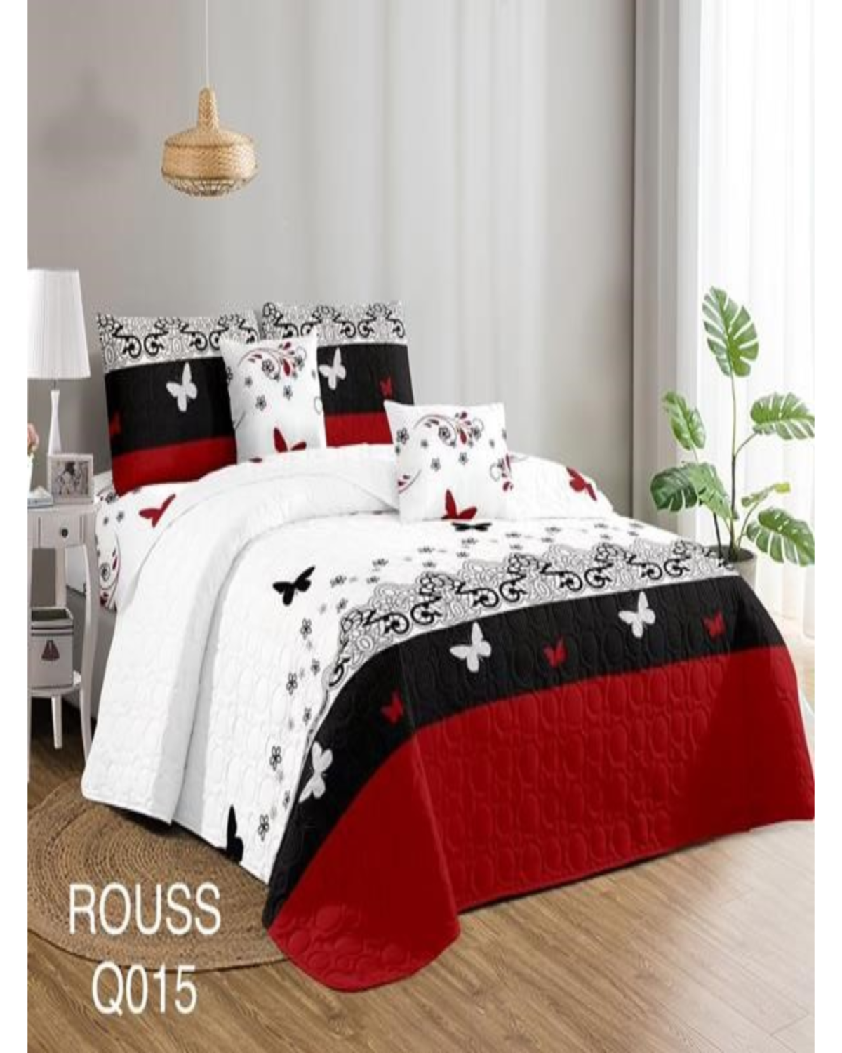Cubrecama Quilt 1.5 Plaza Reversibles-1