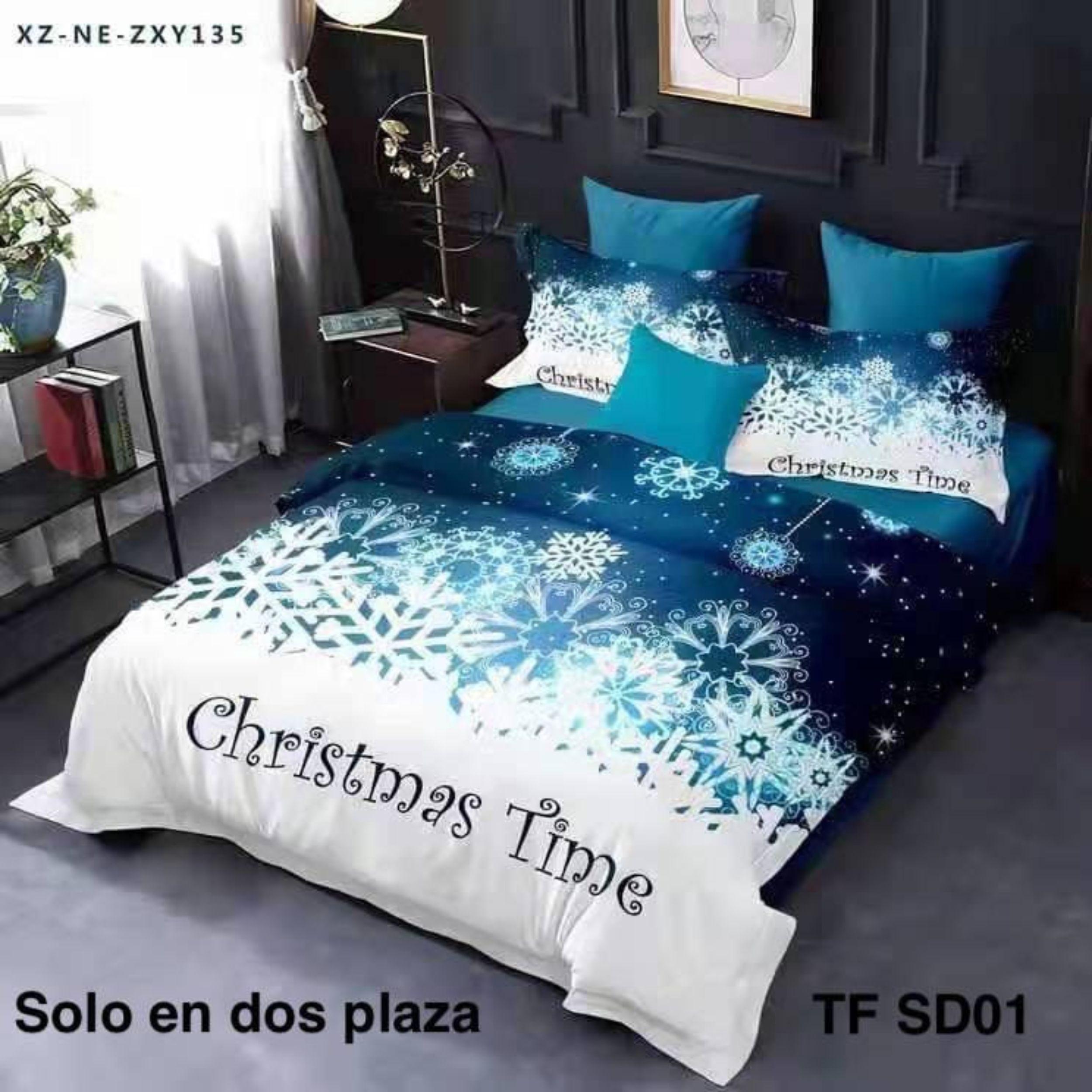 Cubrecama Navidad TIPO QUILT-1