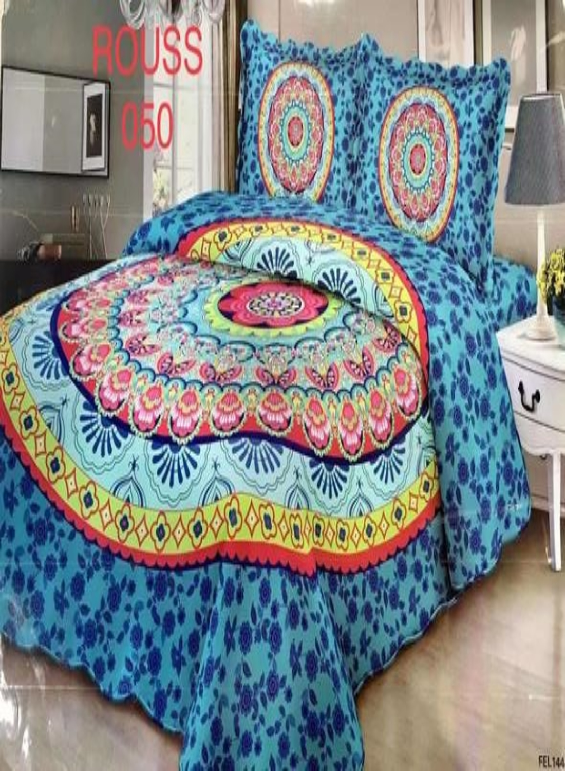 Cubrecama Quilt De Verano 2 Plaza-1