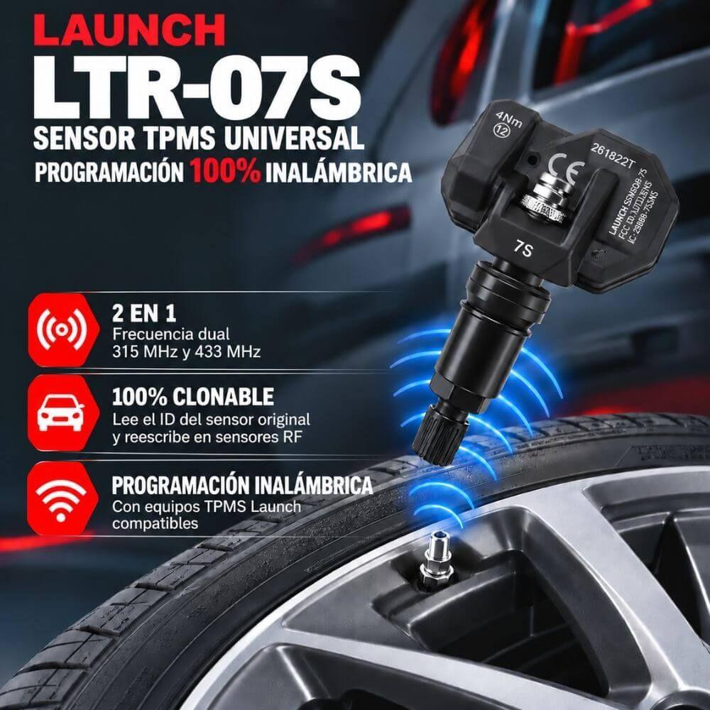 Sensor Tpms Universal Launch TSENSOR-07S – Pack 4 Uds.-3