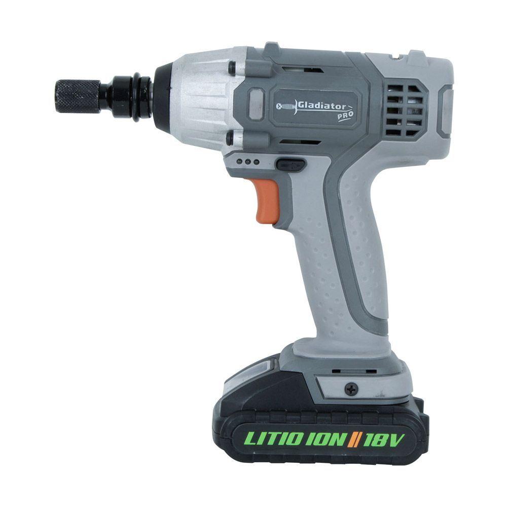 Llave Impacto Inalámbrica Gladiator 1/2-(incl.adap.atornil.)-0