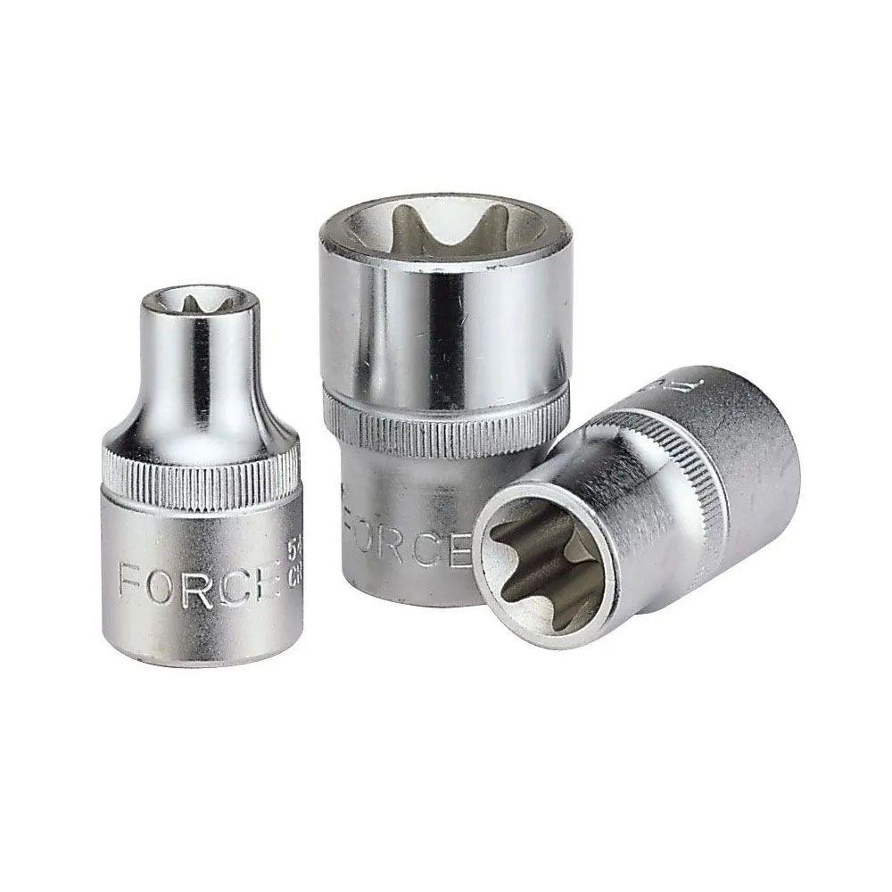 Juego Dados Torx Hembra Force 1/2 - E10 a E24 - 7 Piezas-2
