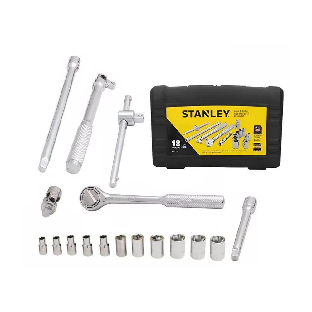 Juego de Dados Hexagonales Stanley de 1 4 18 Piezas-1