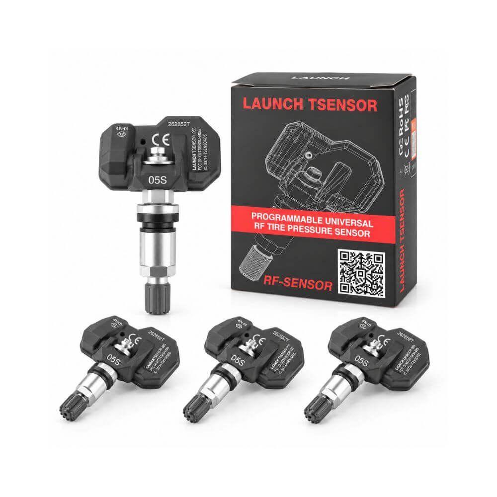 Sensores TPMS Universales Metalicos Launch Pack 4 uds TSENSOR 05S-0