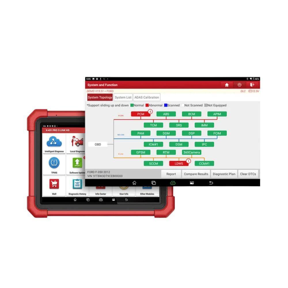 Escaner Launch X431 PRO 3 Link HD Vehiculos Pesados-2