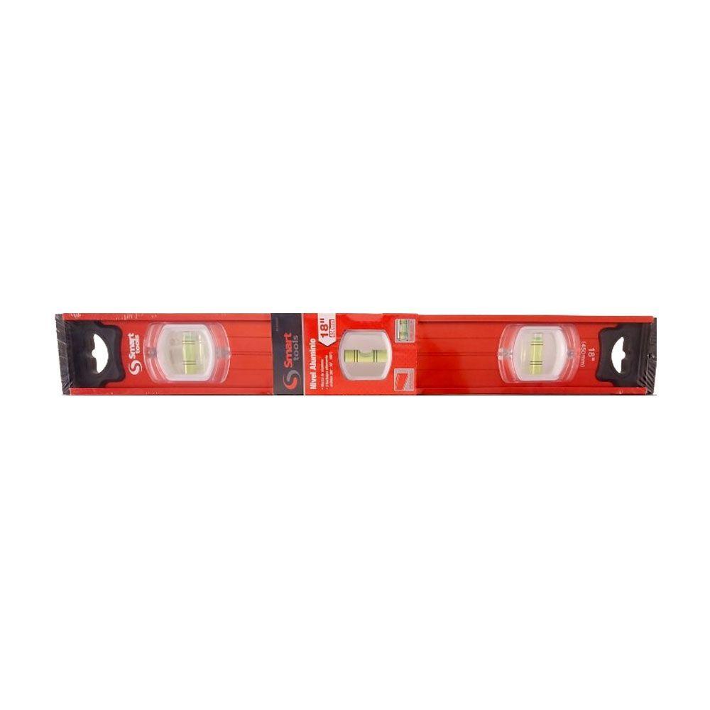 Nivel de Aluminio 18” Smart Tools - 3 Aguas Heavy Duty-1