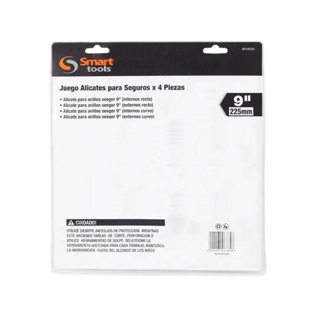 Juego de Alicates Seguros Seeger Smart Tools 9 - 4 Piezas-2