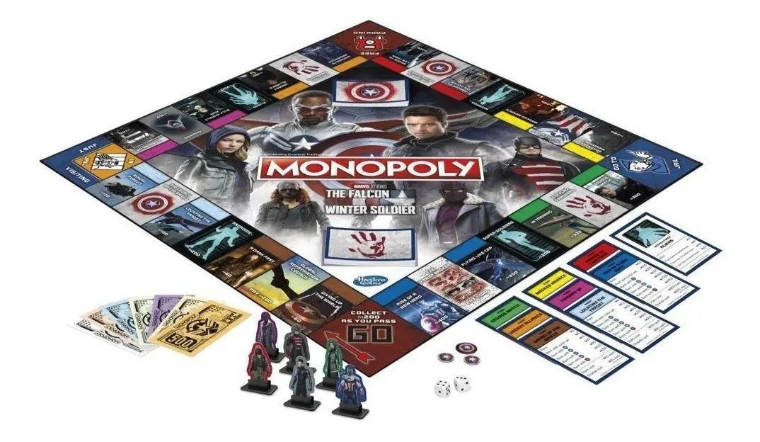 Monopoly Edicion The Falcon and the Winter Soldier-2