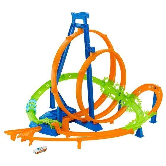 Autopista Hot Wheels Rampa de Choques Épicos-1