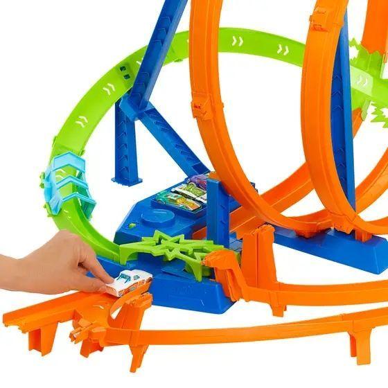 Autopista Hot Wheels Rampa de Choques Épicos-3