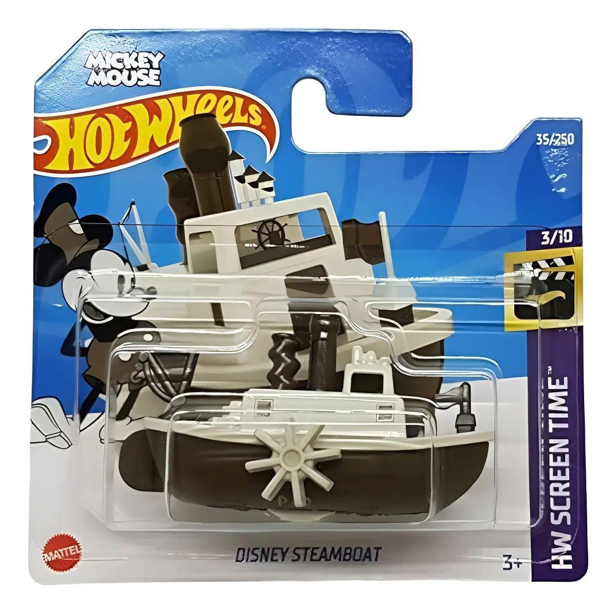 Auto Hot Wheels Mickey Mouse Disney Steamboat-0