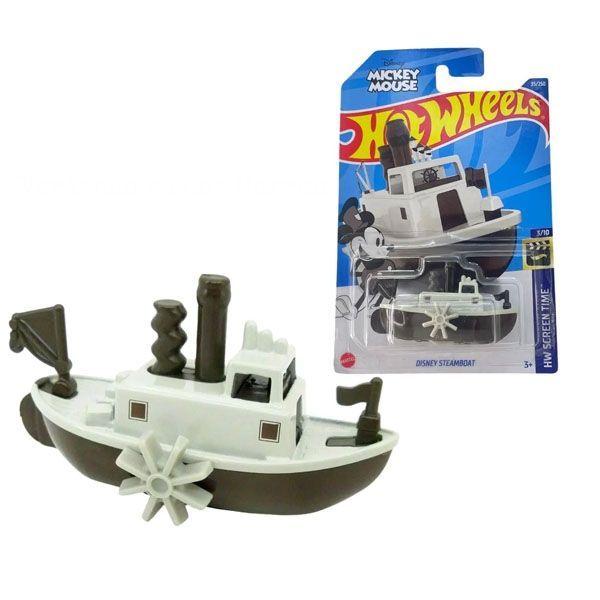 Auto Hot Wheels Mickey Mouse Disney Steamboat-1