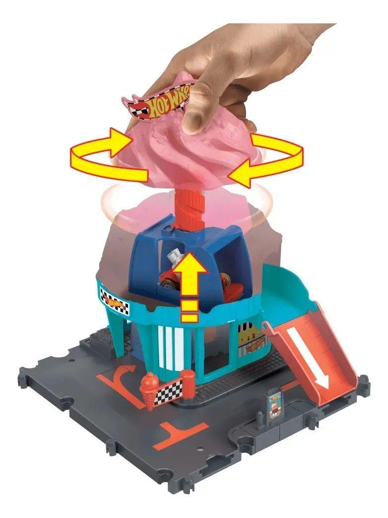 Hot Wheels City Pista De Juguete Heladería-2