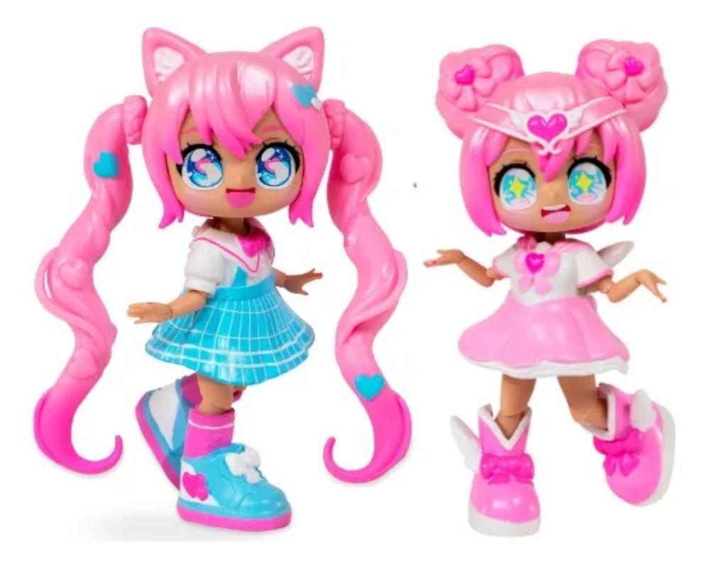 Muñeca Animakii Switch & Swap Intercambiables Kawaii-2