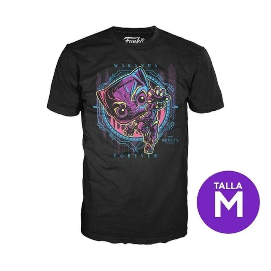 Funko Pop Marvel Black Panther + Polera Talla M-2