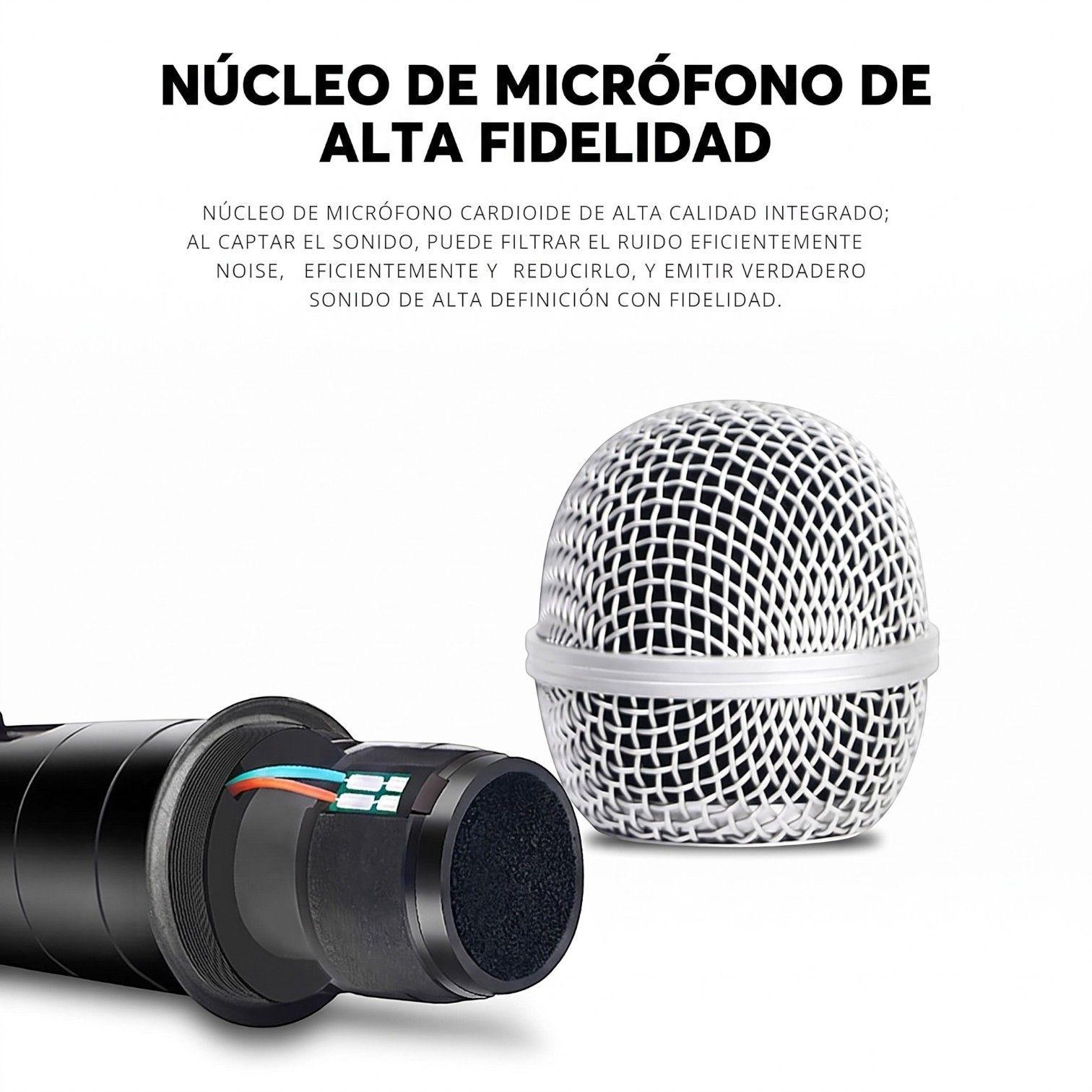 Micrófono Vocal Dinámico Profesional Irm 10628 Con Cable Xlr-7