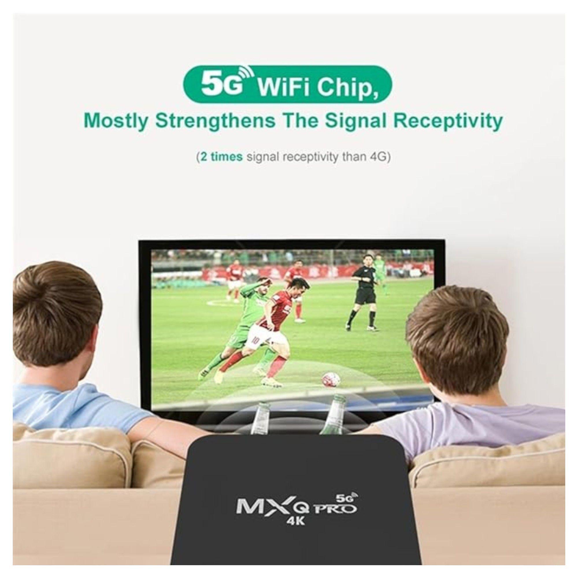 TV Box Smart tv MX QPRO 4K 8GB Ram 128gb Streaming Cable Hdmi-3