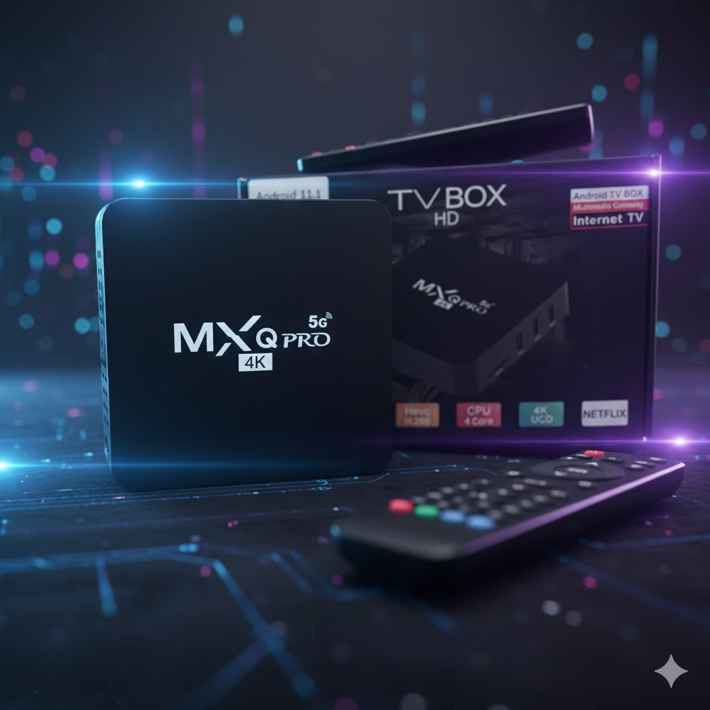 TV Box Smart tv MX QPRO 4K 8GB Ram 128gb Streaming Cable Hdmi-7