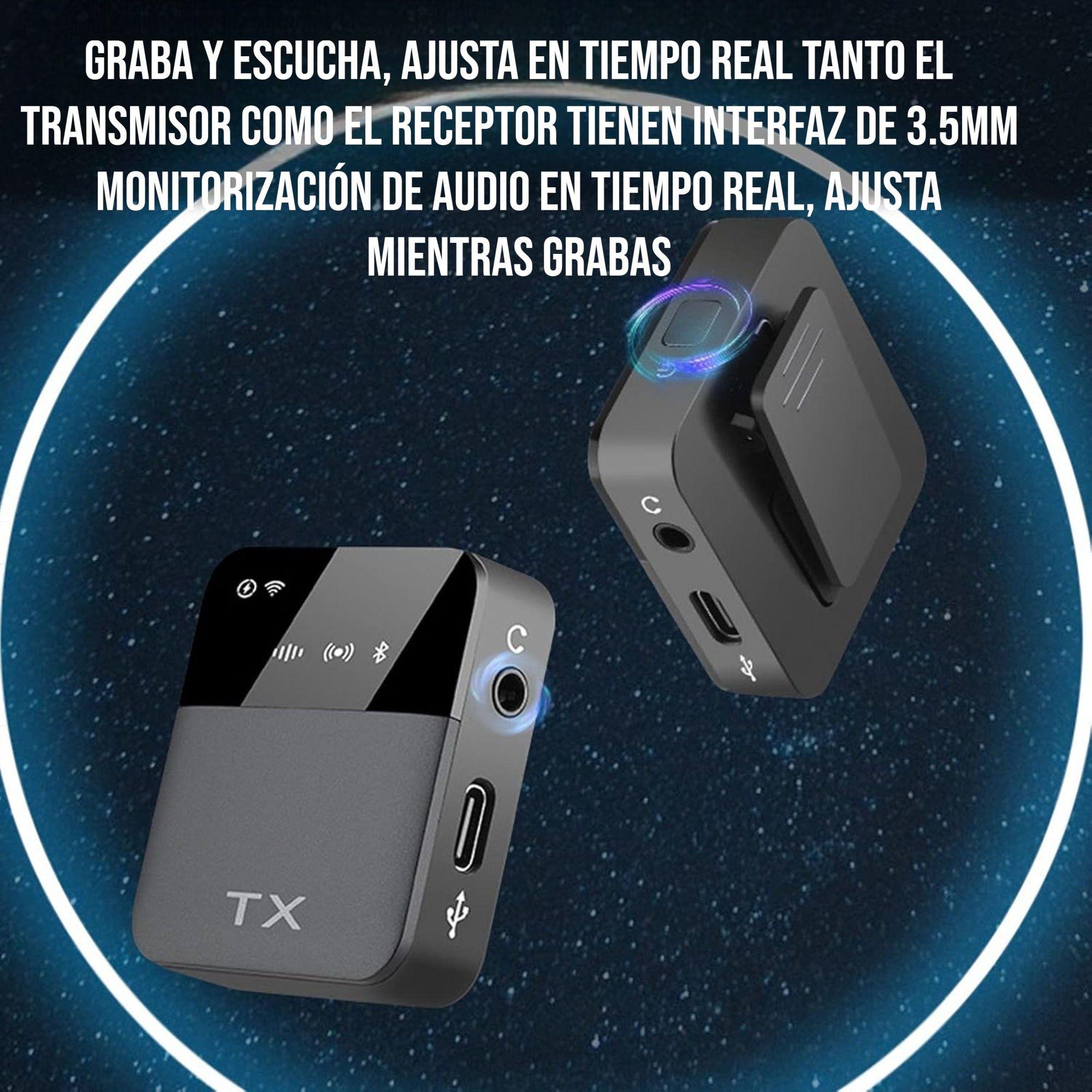 Micrófono Lavalier Inalámbrico X 2 Irm F15-2 Para Podcast-5