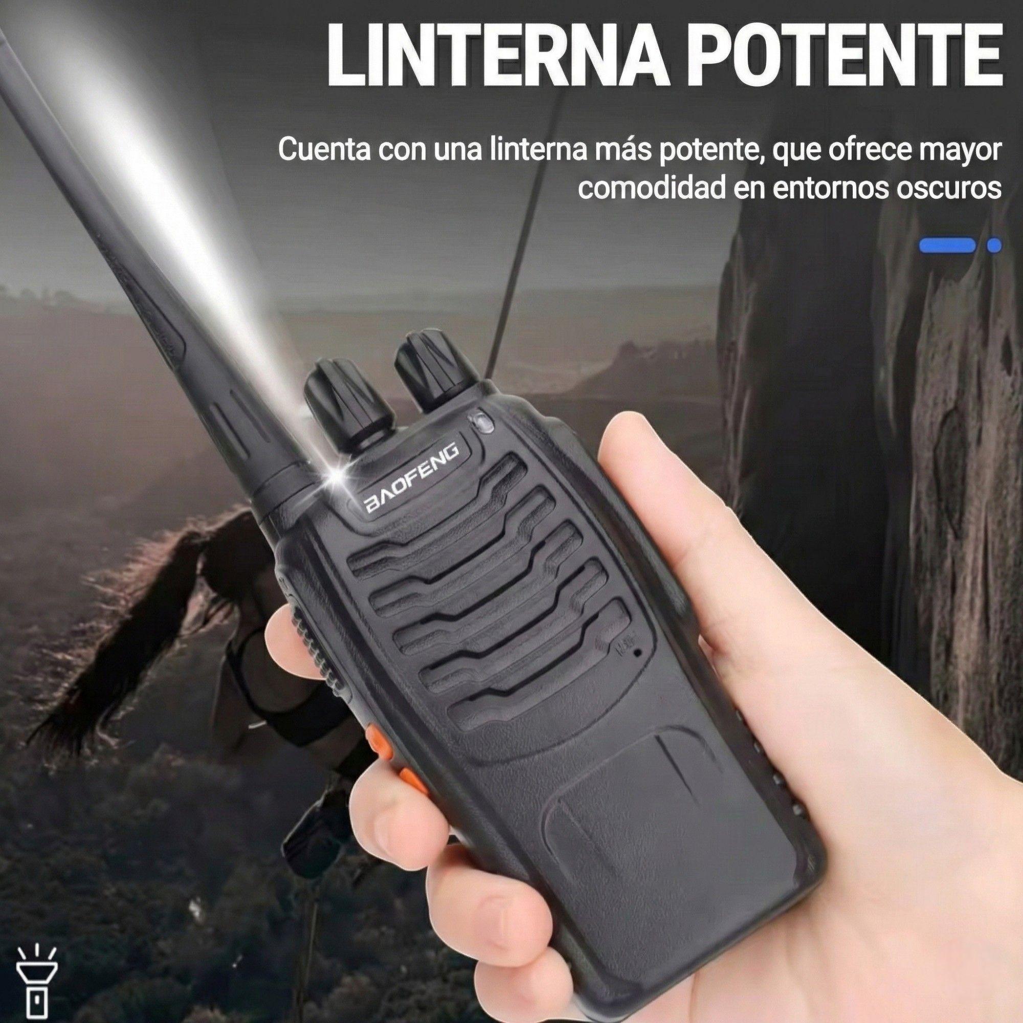 Pack 2 Walkie Talkie Baofeng Bf 888s Radio Transmisor Uhf-4