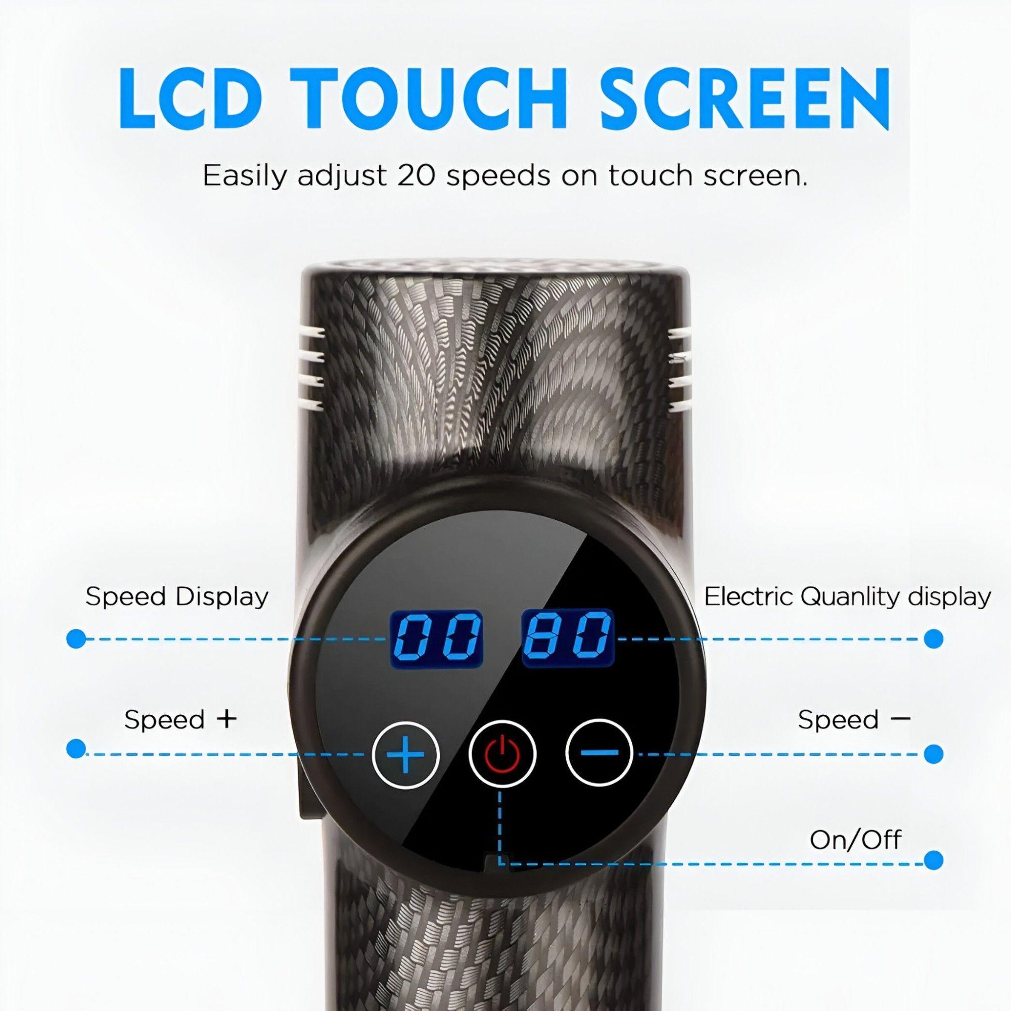 Kine gun Pistola De Masaje Muscular Pro 7 Portátil + Maleta-3