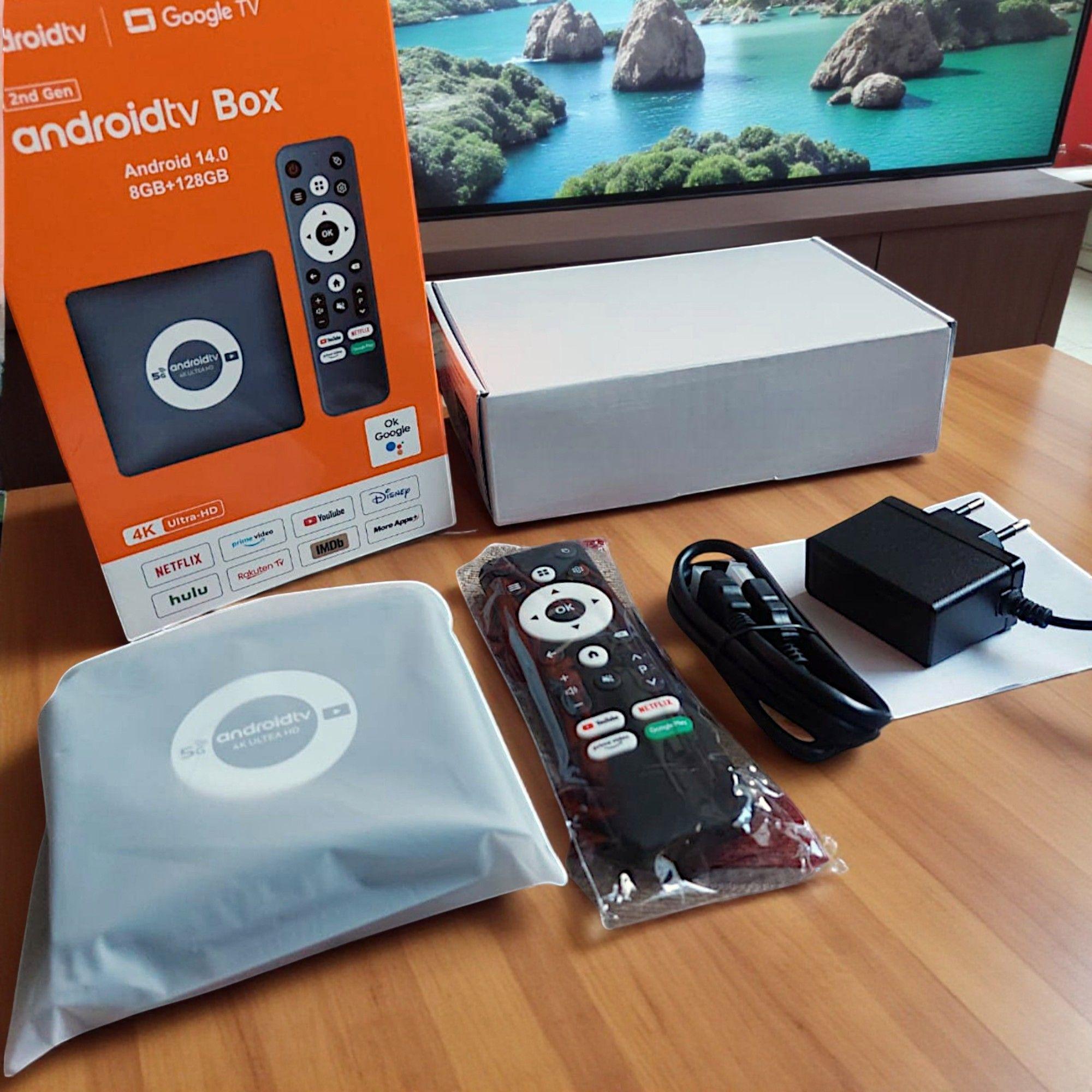 Tv Box 4k Androidtv 2da Gen 8g 128gb Streaming Cable Hdmi-5