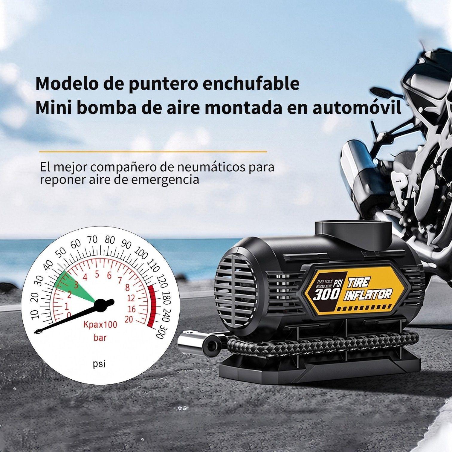 Compresor De Aire Port til 12v Inflador Neum ticos Auto 120psi-4