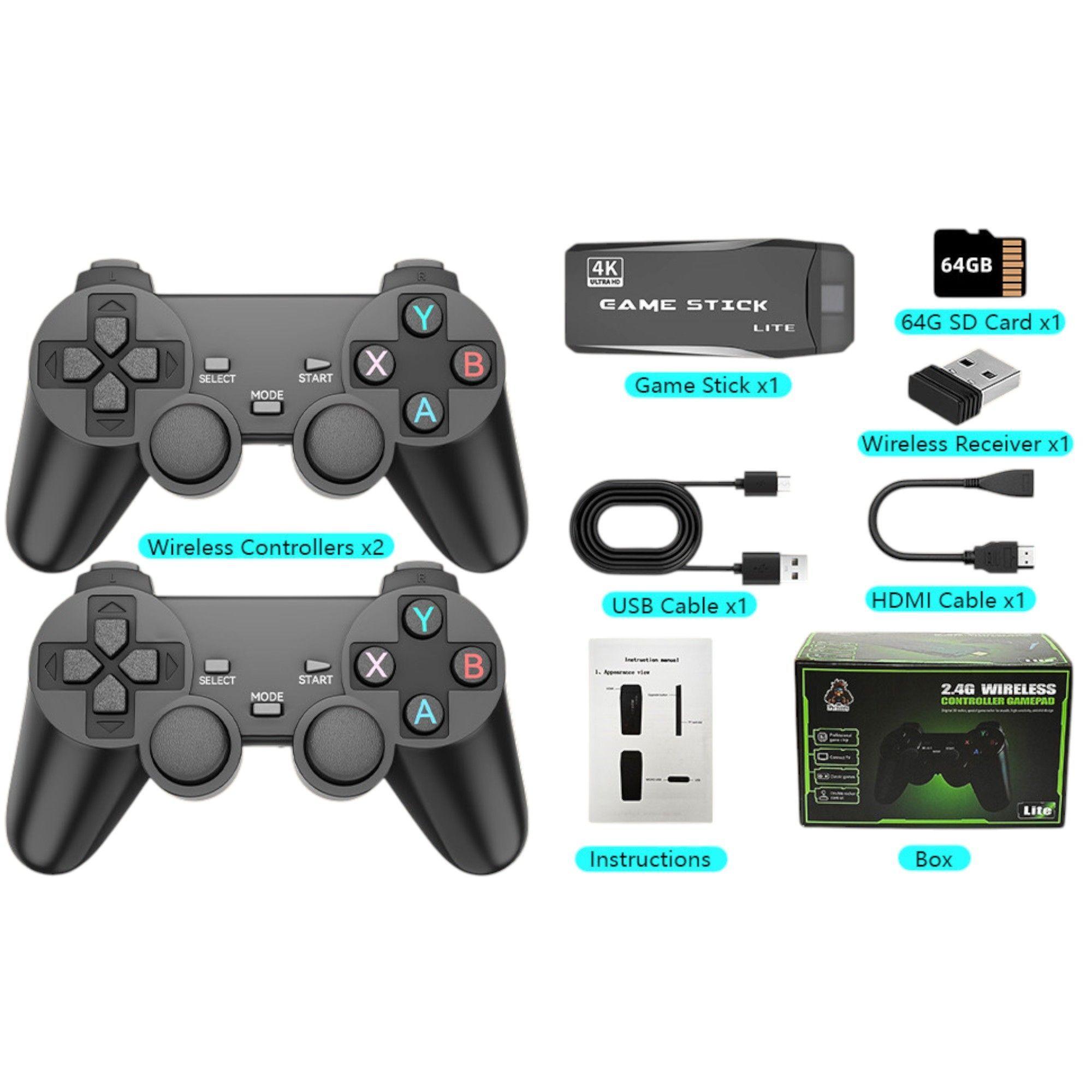 Game Stick 4k Lite Ultra Hd Consola Retro Game Videojuegos-7