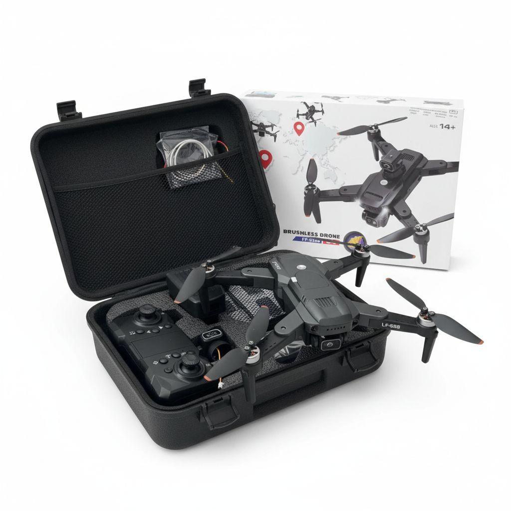 Dron Camara 4k Fineplay Fp z736 Alcance 2km Vuelo 25min Gps-1