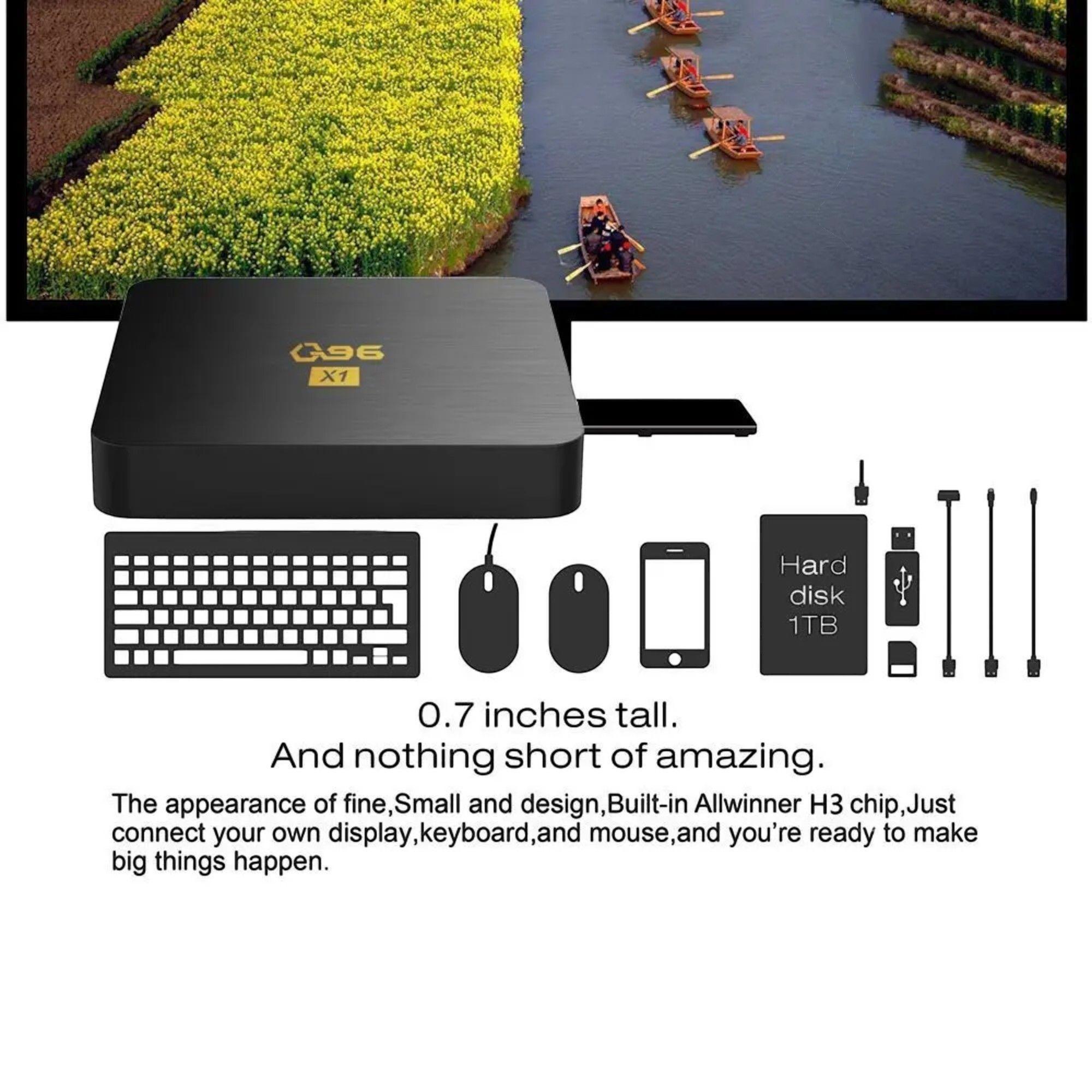 Tv Box 4k Android 14 Smart Tv 8g 128gb Q96 Cable Hdmi-7