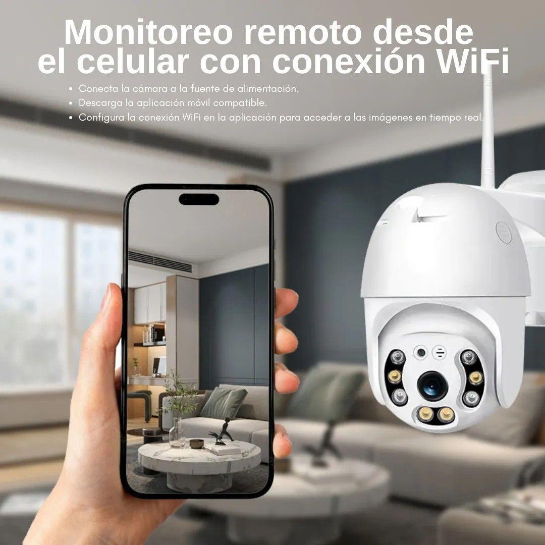 Camara De Seguridad Exterior Wifi Vision Nocturna Sensor de Movimiento-6