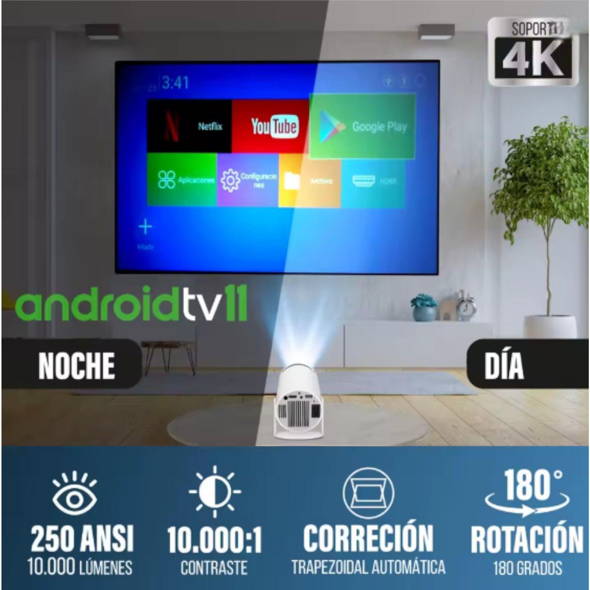Proyector Inteligente Hy300 Android 11 Wifi Bluetooth 4k-1