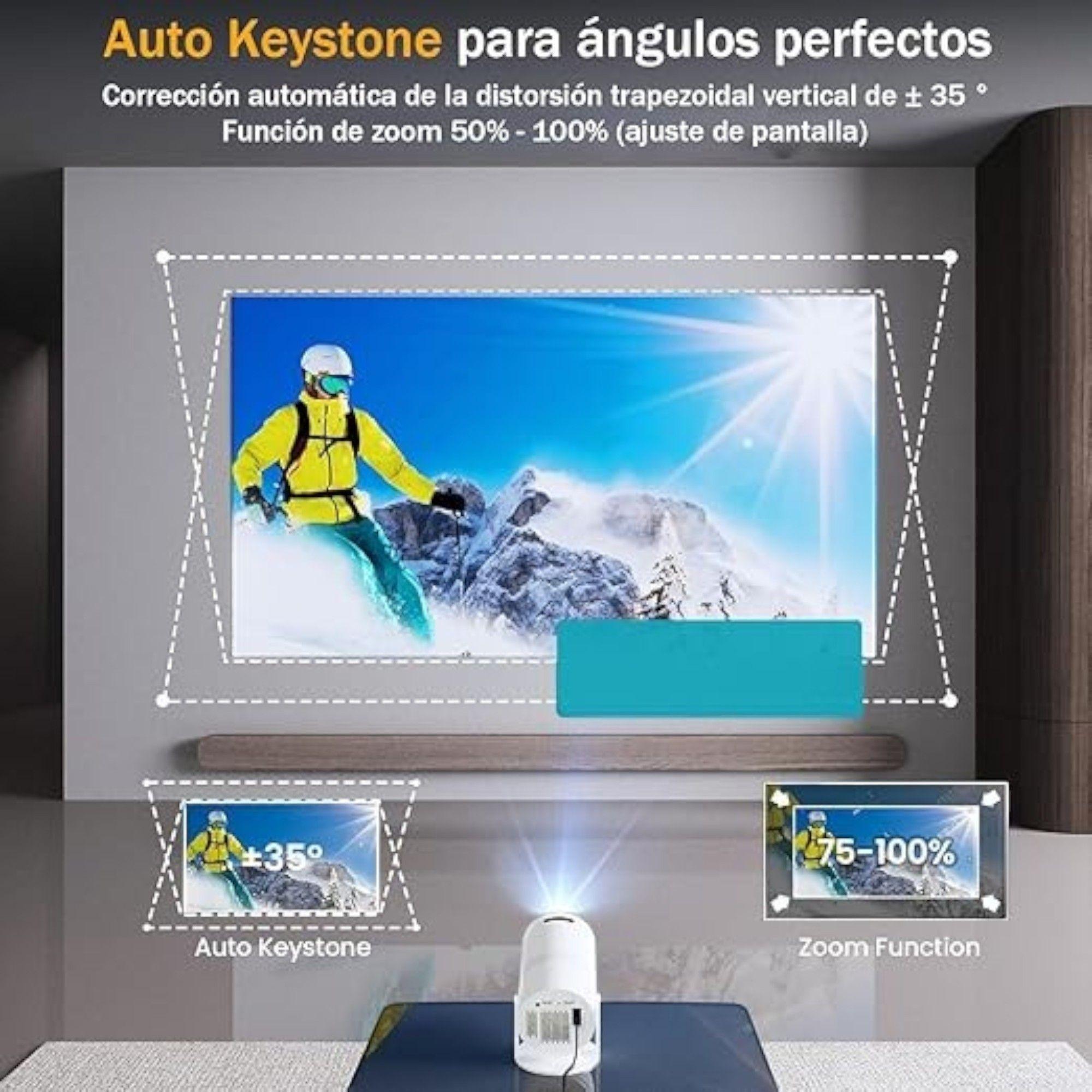 Proyector Inteligente Hy300 Android 11 Wifi Bluetooth 4k-4