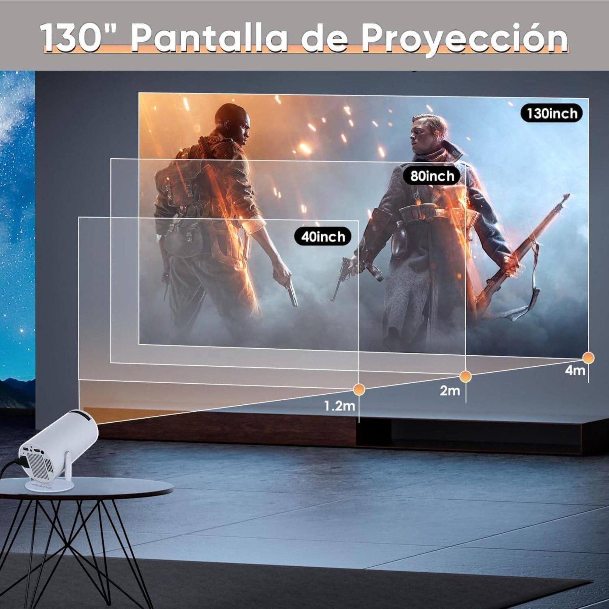 Proyector Inteligente Hy300 Android 11 Wifi Bluetooth 4k-5