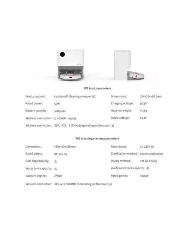 Lydsto W2  Aspiradora Trapeadora Autolimpiante-1