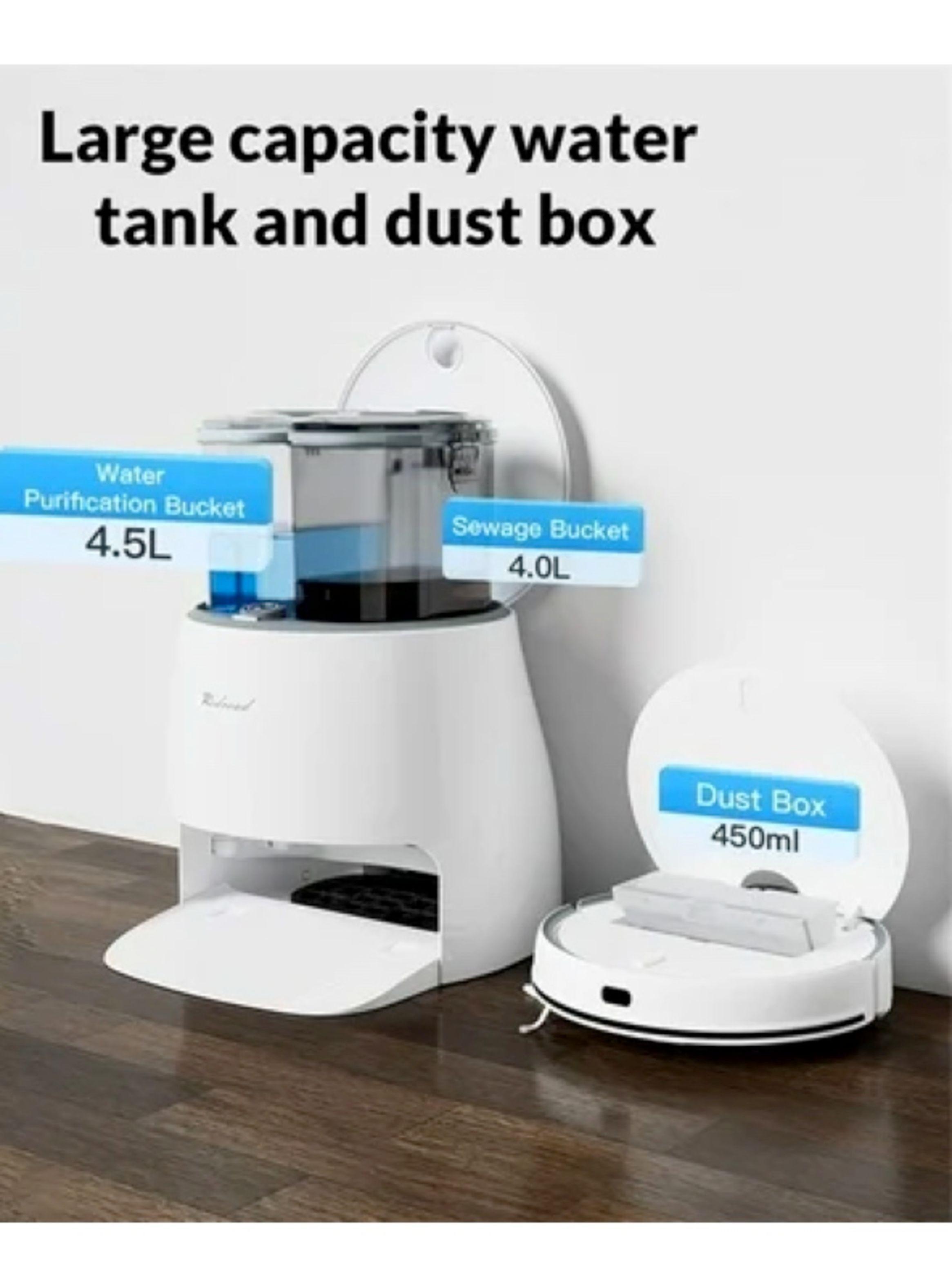 Xiaomi Redroad Robot Aspiradora G10 estación de paño autolimpieza-2