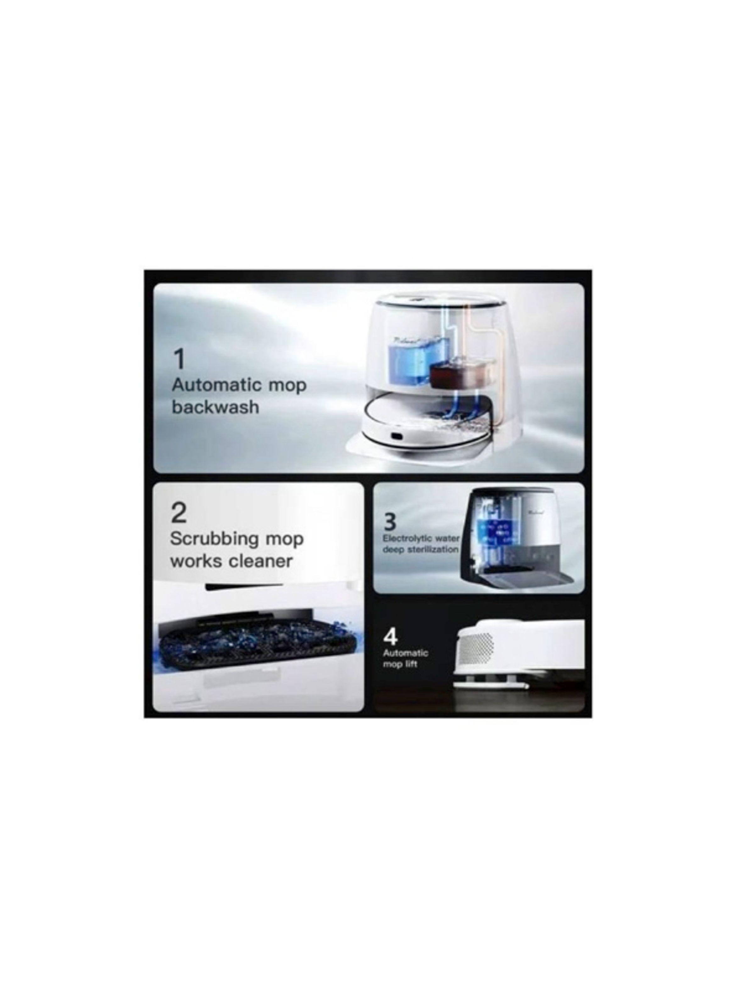 Xiaomi Redroad Robot Aspiradora G10 estación de paño autolimpieza-3