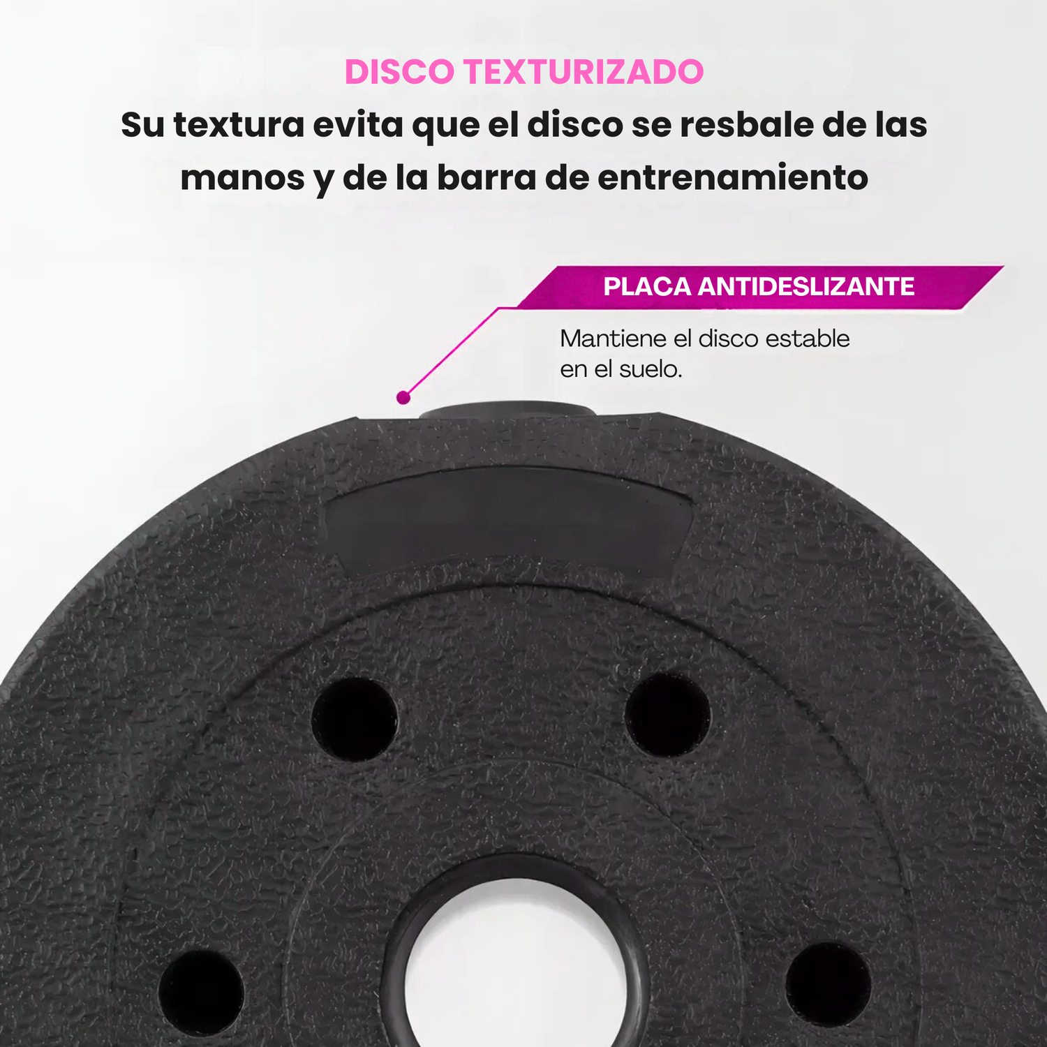 Set Mancuernas 20 kg 5 en 1 Barra Z Extensor Rosa-4