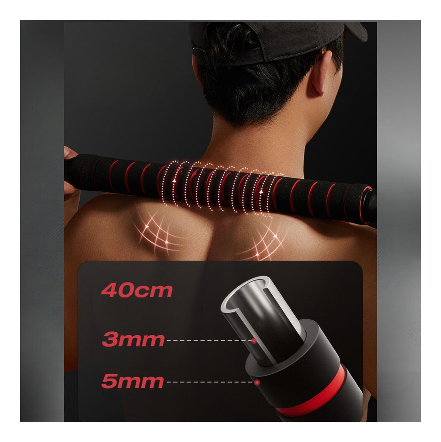 Set Mancuernas Barra Ajustables 20 Kg 3 En 1 rojo-3