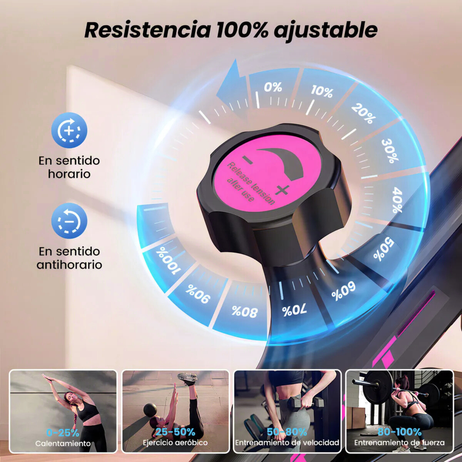 Bicicleta Spinning 6kg Resistencia Ambition-4