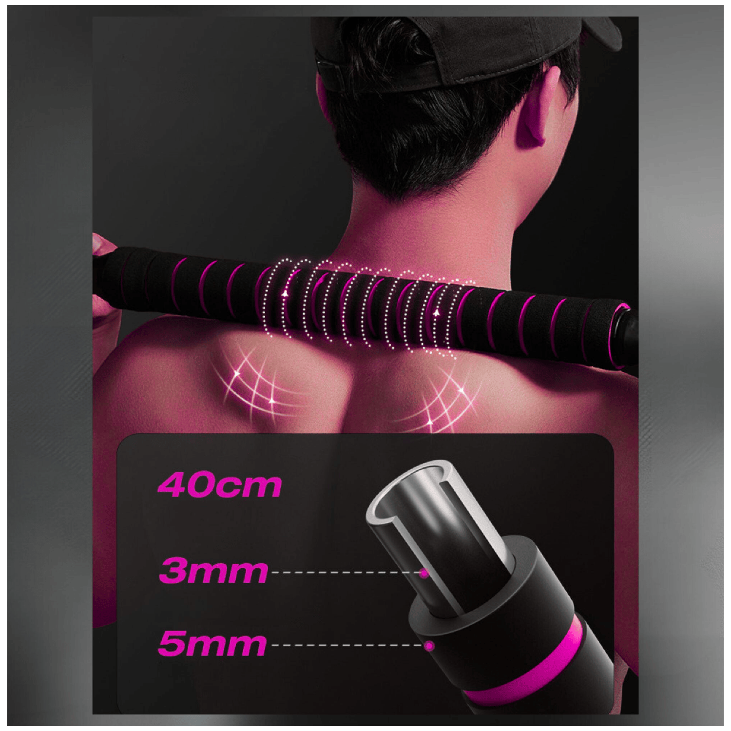 Set Mancuernas Barra Ajustables 15 Kg 3 En 1 Rojo-5