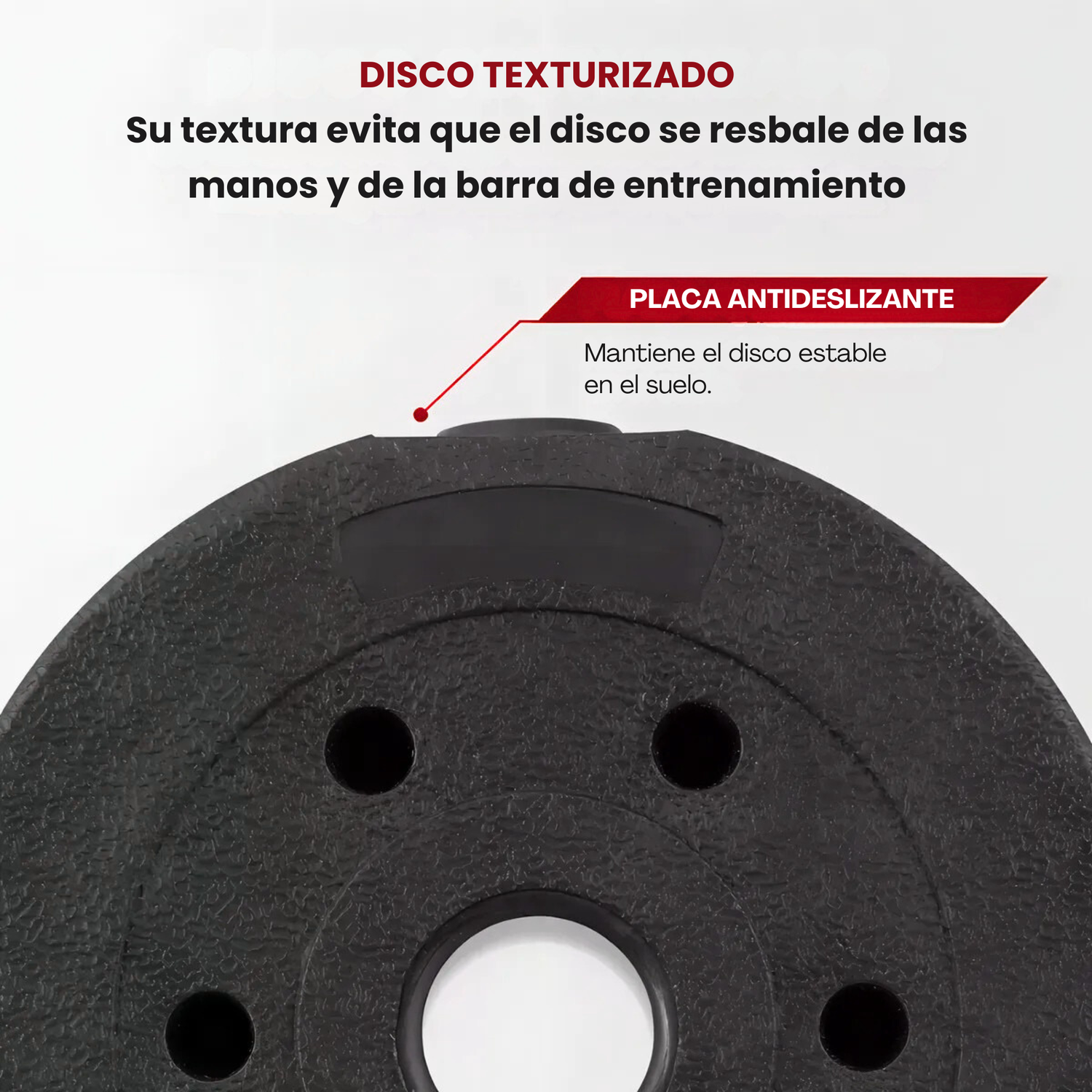 Set Mancuernas 20 kg 5 en 1 Barra Z Extensor Rojo-4