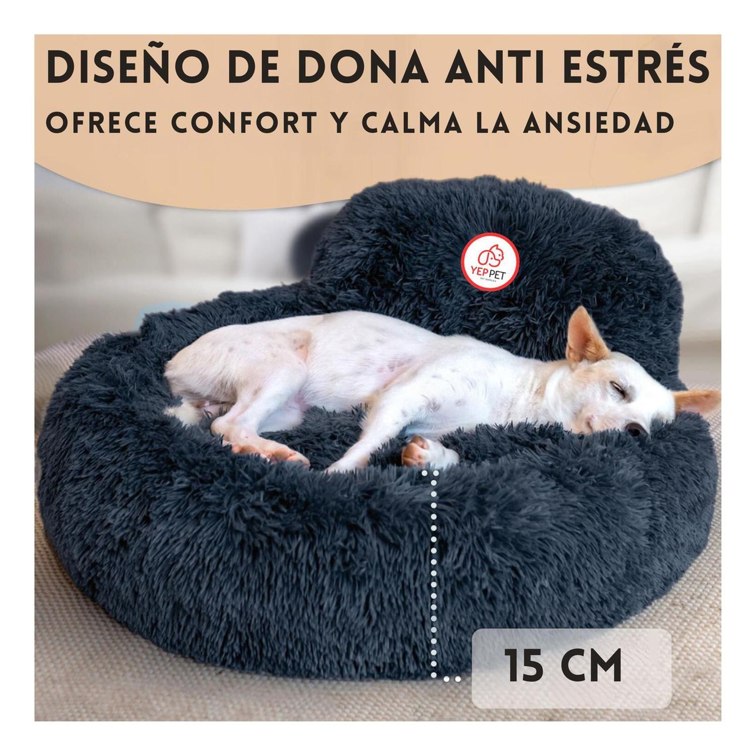 Cama Mascota Grande Yep Pet Perro L Antiestrés Y Ronquido-2