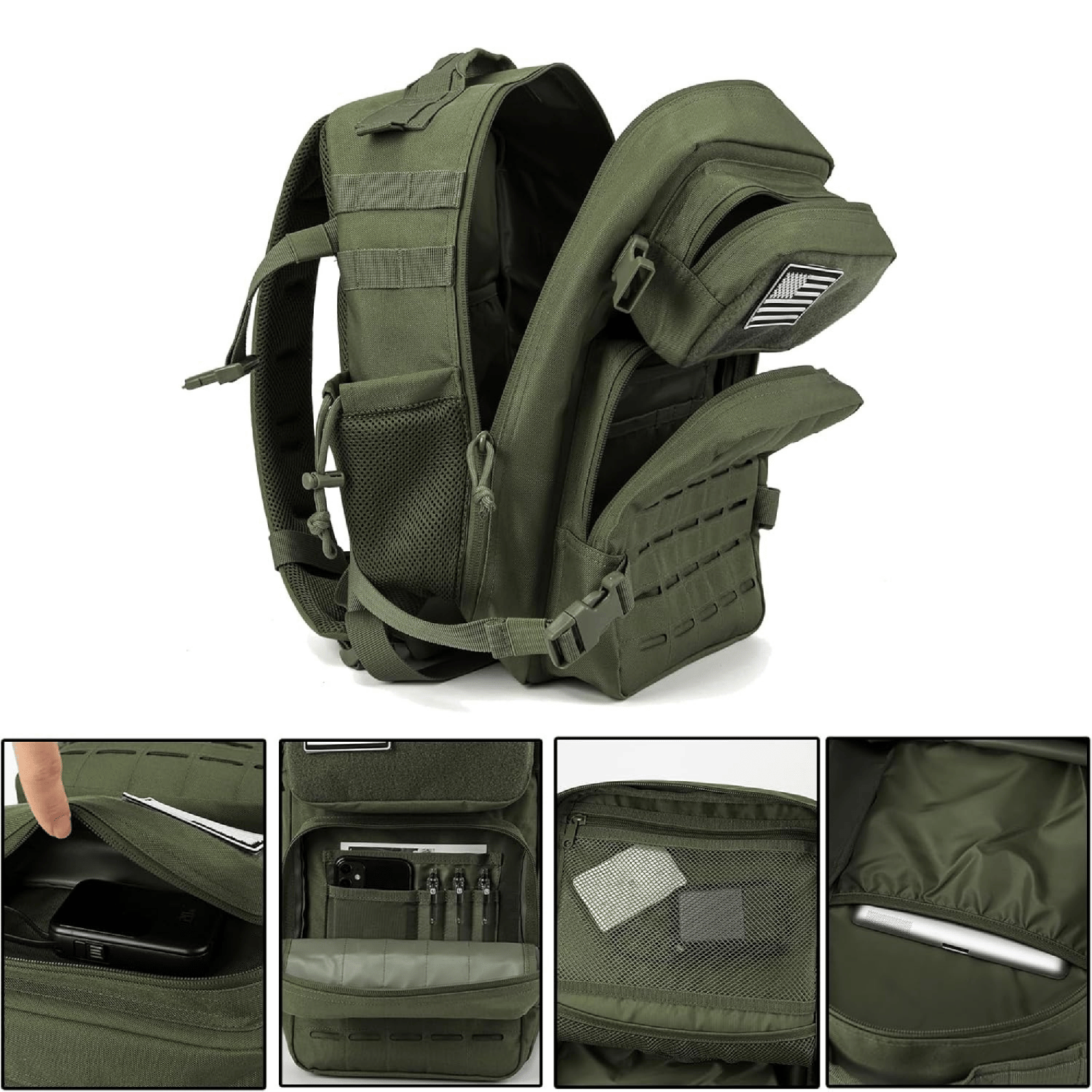 Mochila Tactica Militar Outdoor Impermeable-4