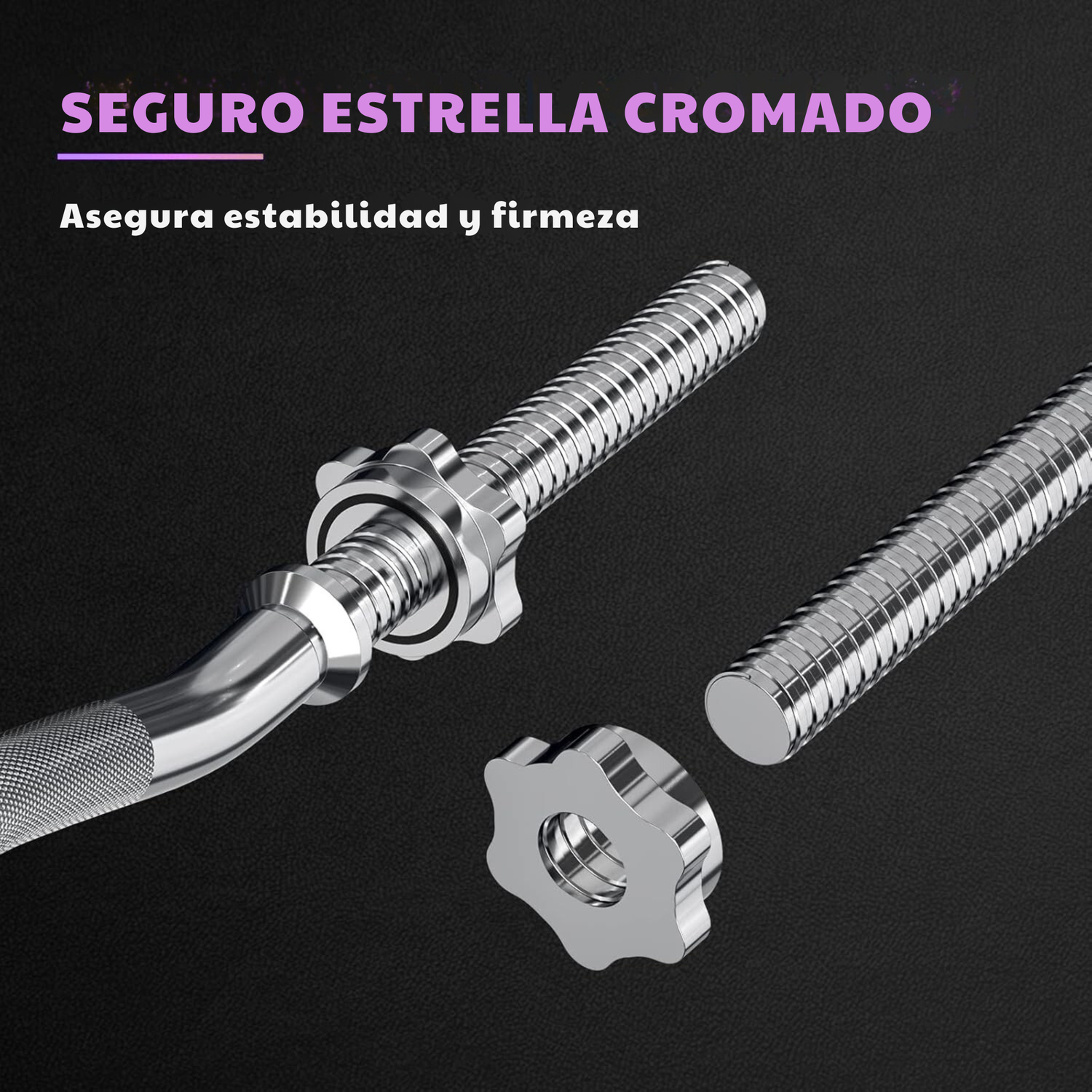 Barra Preolímpica Z 1.2 M Cromado YEP-5