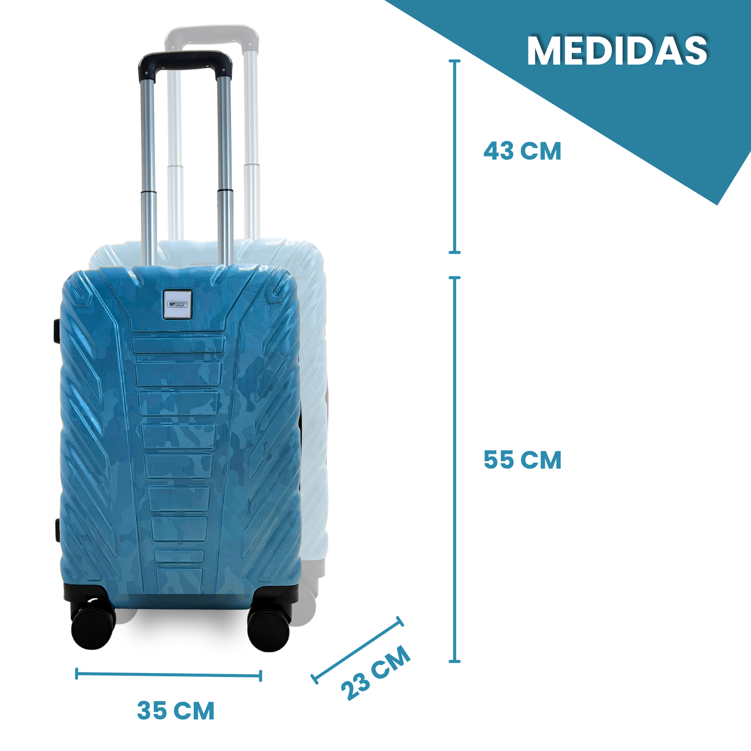 Maleta Cabina 10kg Oficial 35 x 23 x 55 cm Yephome-2