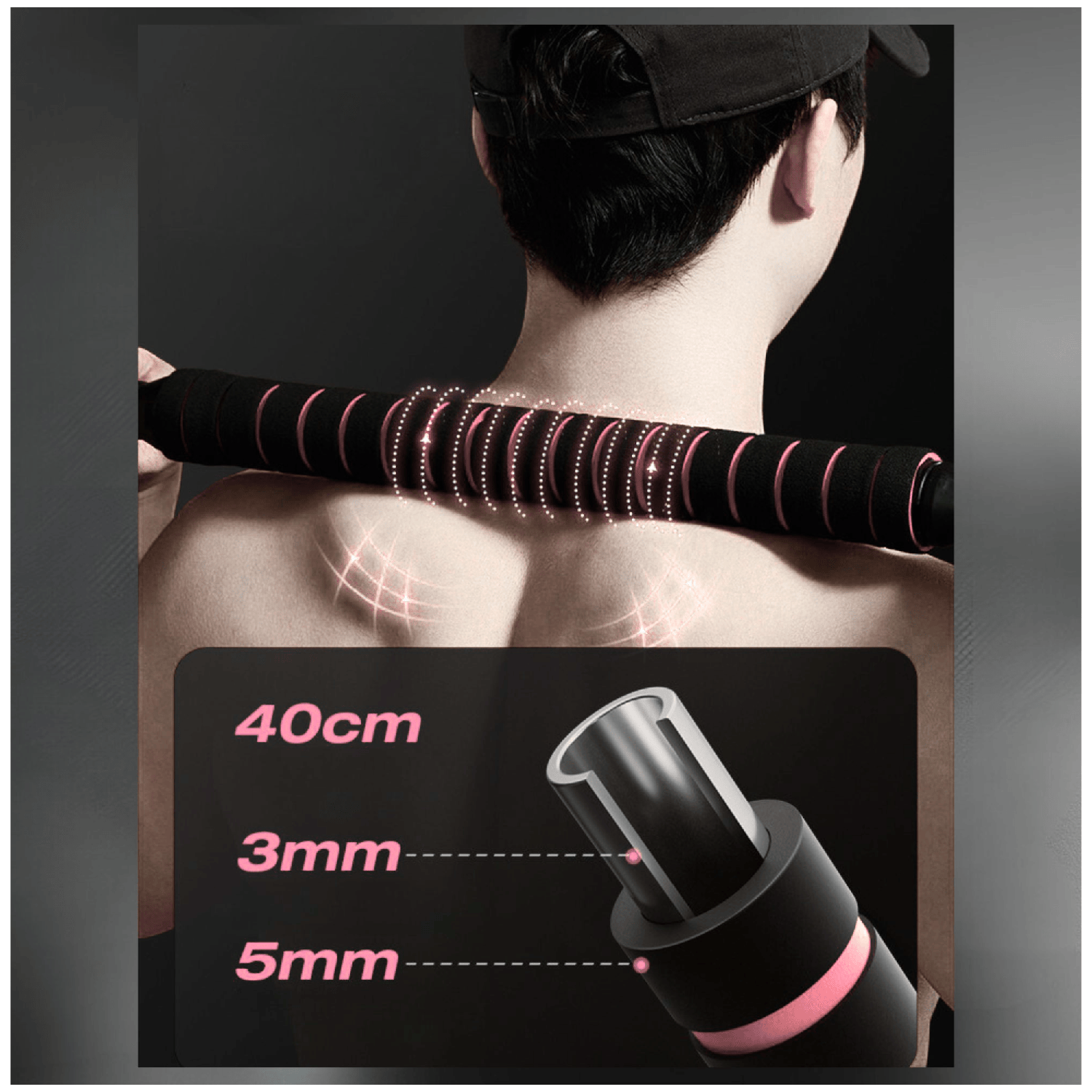 Set Mancuernas Barra Rusa Ajustables 20 Kg 4 En 1 Rosa-8